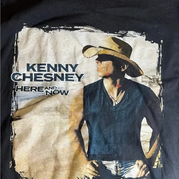 2022 KENNY CHESNEY Here & Now Concert Tour Merch Unisex Short Sleeve T-Shirt - Picture 3 of 7